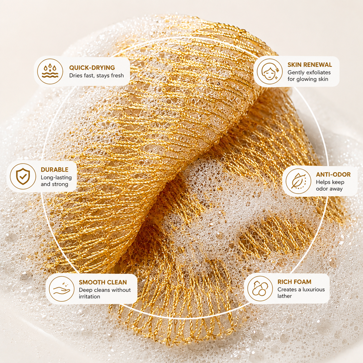 African Exfoliating Body Net