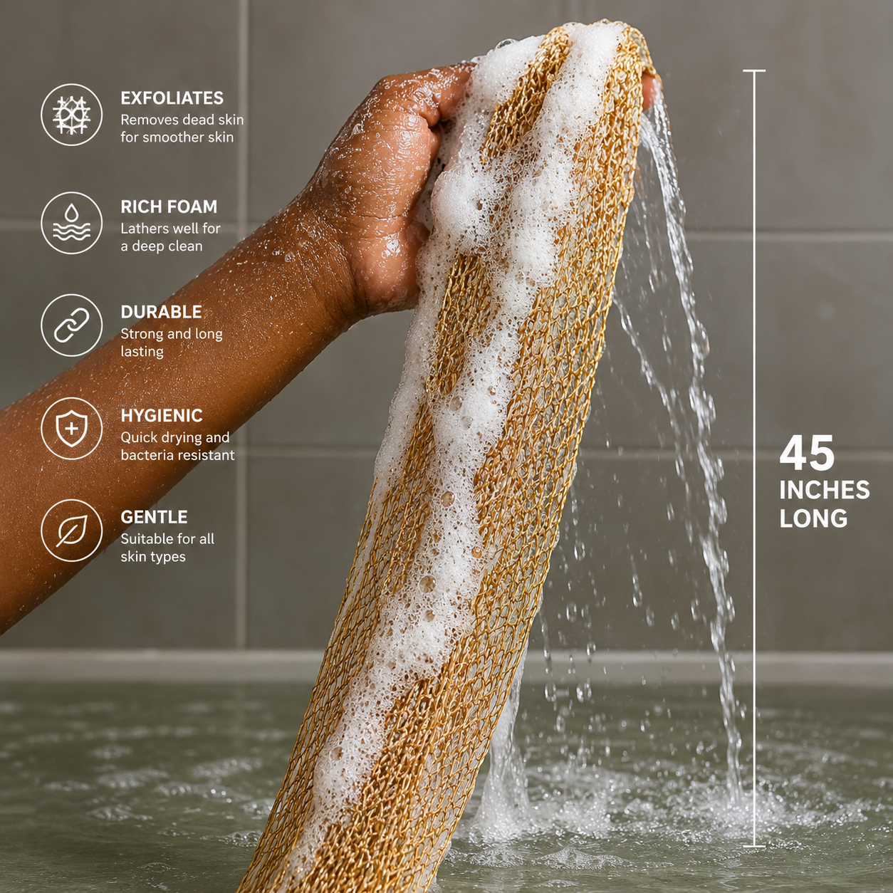 African Exfoliating Body Net