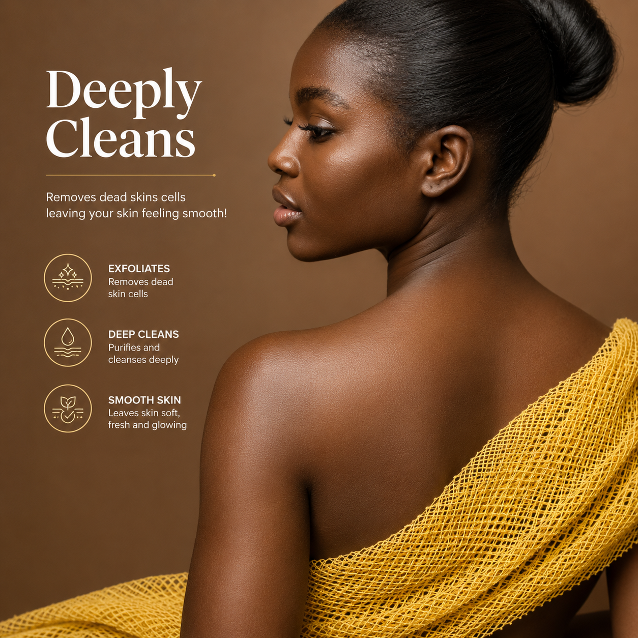 African Exfoliating Body Net