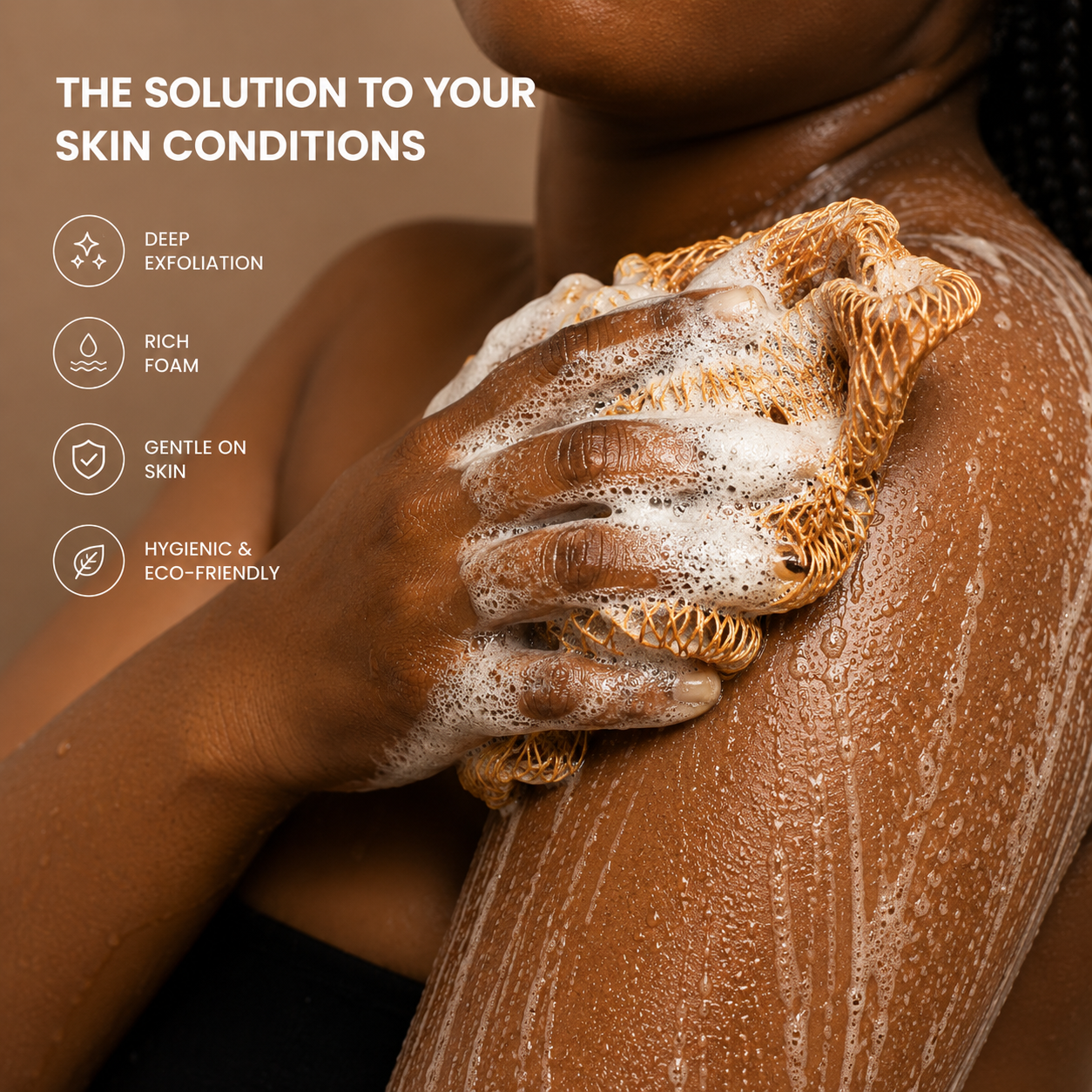 African Exfoliating Body Net